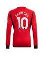 Billige Manchester United Marcus Rashford #10 Hjemmedrakt 2023-24 Langermet
